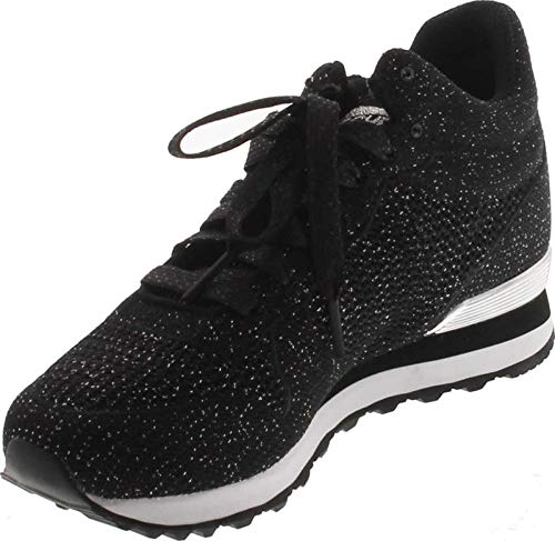 Skechers Skechers Women's Og 85 High Flyer Sneaker,Black/Silver,11