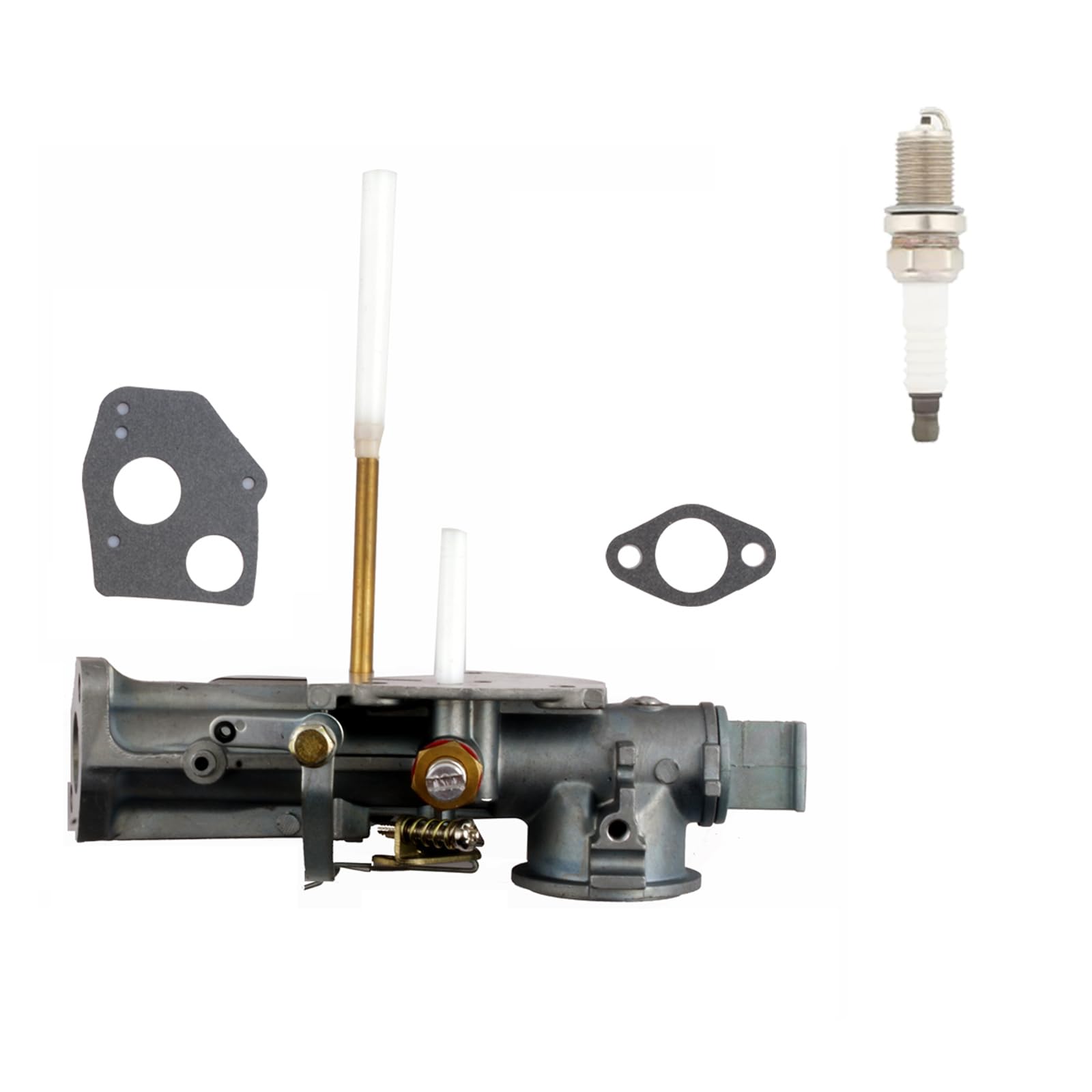 Photo 1 of RYTIME 299437 Carburetor Compatible with Briggs & Stratton 299437 297599 5HP Engine Series 130201 130202 130207 130212 130231 130232 130292 130297 135252 130251 130205 130206 with Gaskets