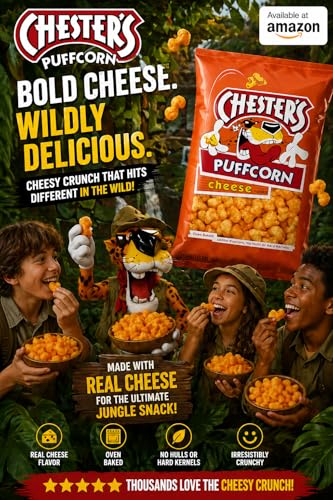 Chester's Cheese Flavored Puff Corn, 4.25 Oz