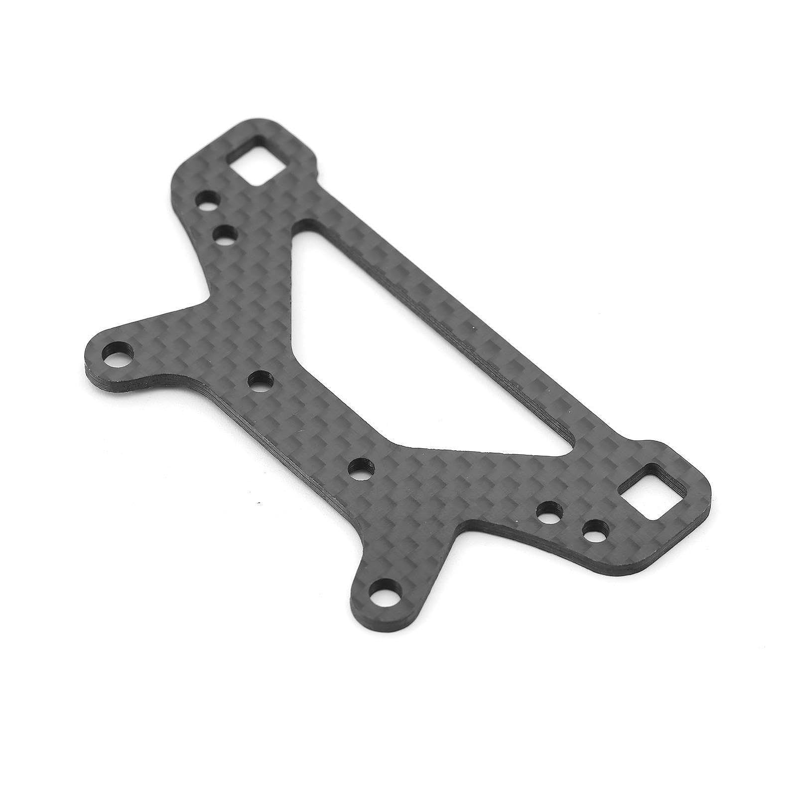 Jojomis 1:10 Carbon Fiber RC Car Chassis - Leichte Upgrade-Bodenplatte für RC-Modellautos, langlebiges Ersatzteil für TA02 und 1/10 Scale RC Fahrzeuge, einfach zu installieren