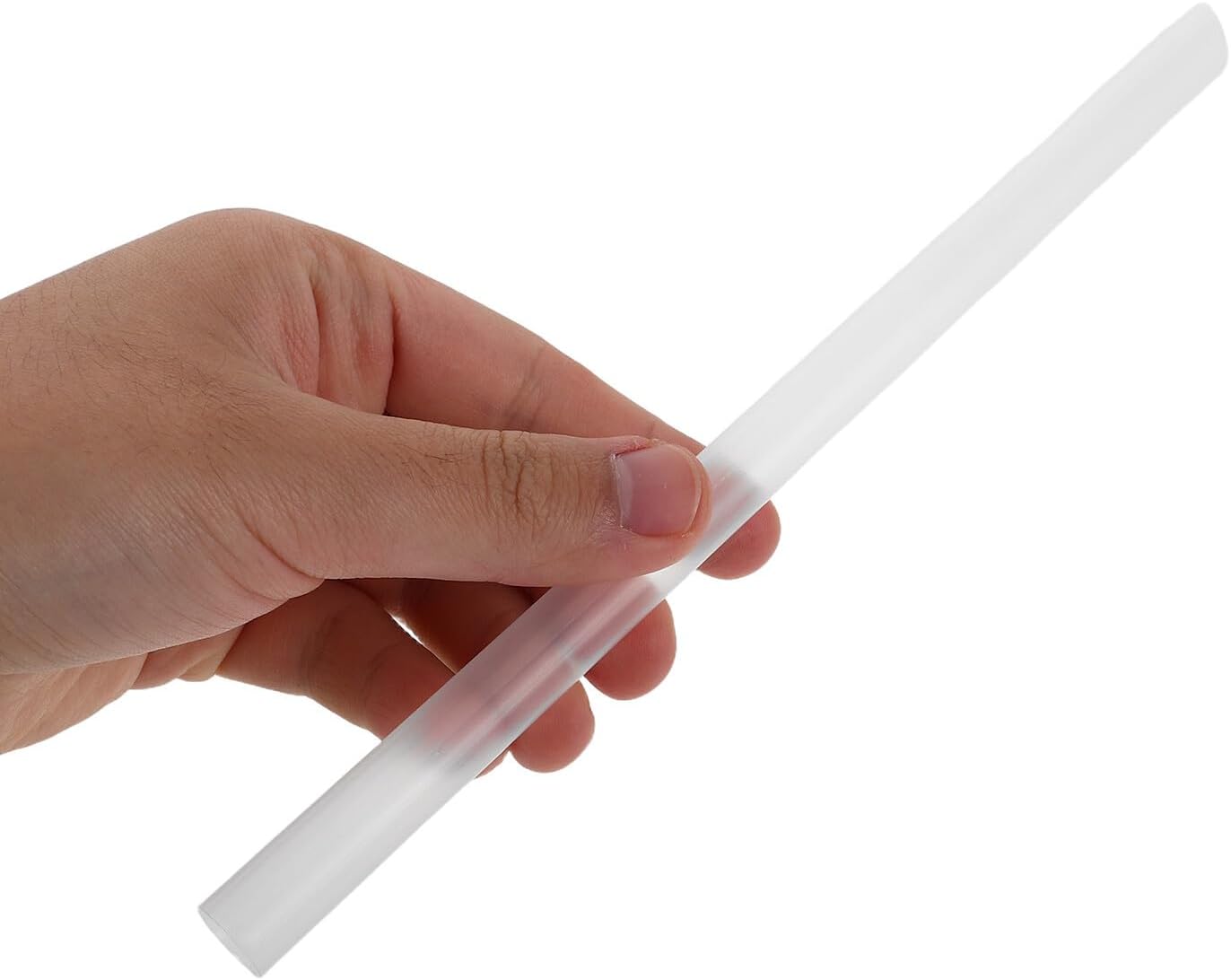 Thick Smoothie Straws Bubble Drink Straws 6pcs Individually Wrapped 23cm Diameter 1.0cm Wide for Milkshakes Coffee and Party Beverages