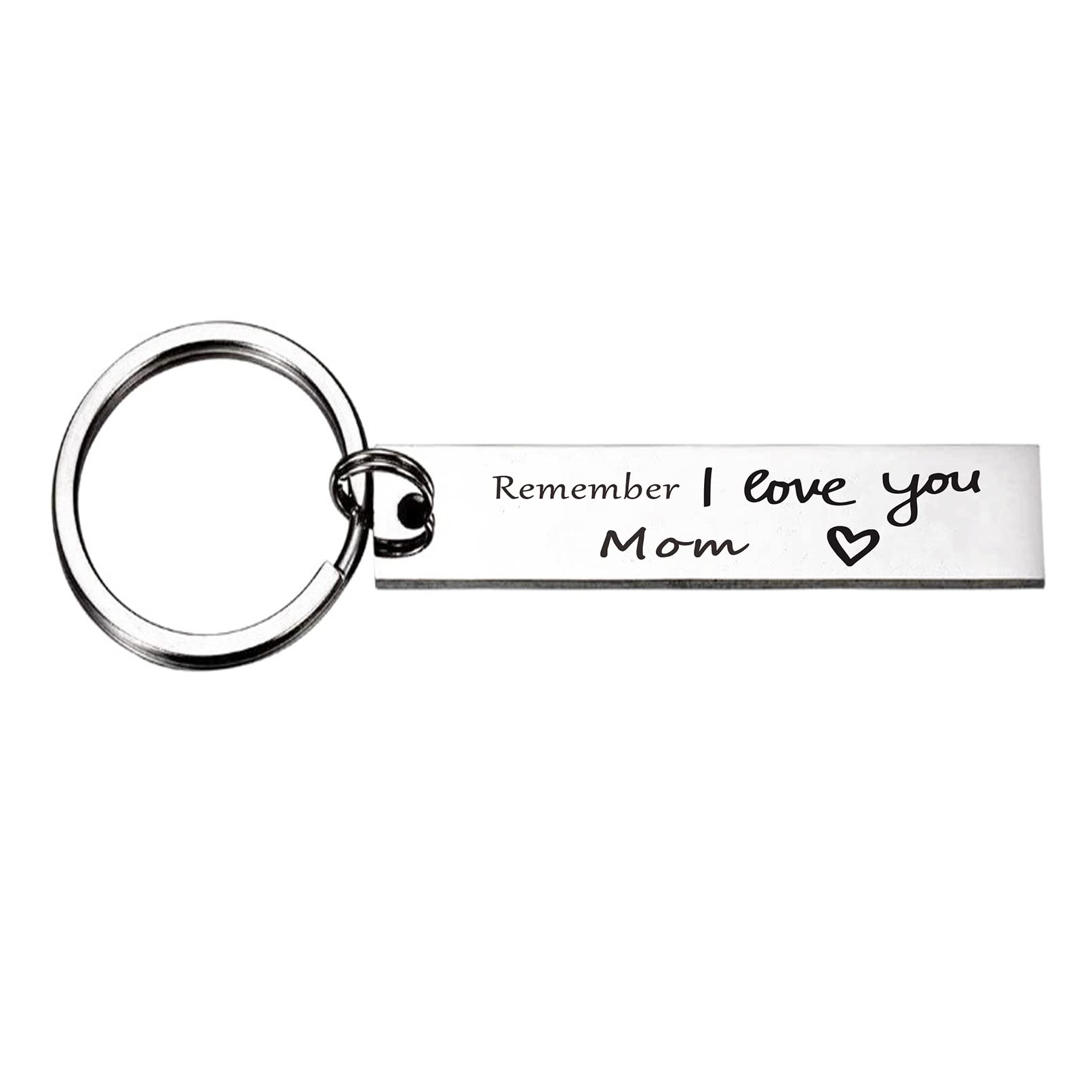 TGCNQ Mothers Day Gifts for Mom - Remember I Love You Mom Keychain