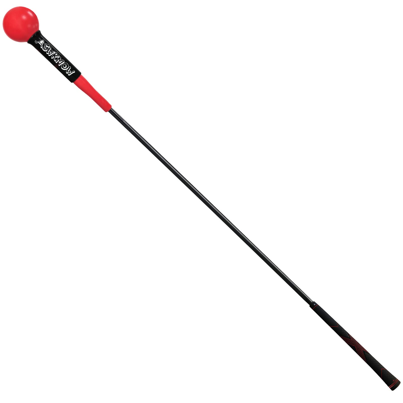 ASWKMOW Golf Swing Trainer Golf Swing Training Aid for Strength Tempo Balance Golf Practice Warm-Up Stick for Improving Swing Skills Suit for Indoor&Outdoor Practice Chipping Hitting Golf Accessories
