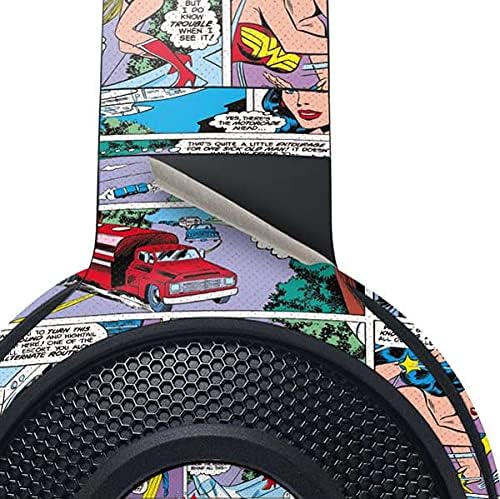 Skinit Decal Skin Compatible with Razer Kraken X Gaming Headset - Officially Licensed Warner Bros Wonder Woman Comic Blast Design