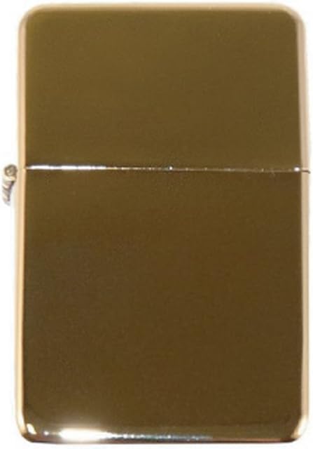 notts laser Star Petrol Windproof Lighter - Gold - In Presentation Tin