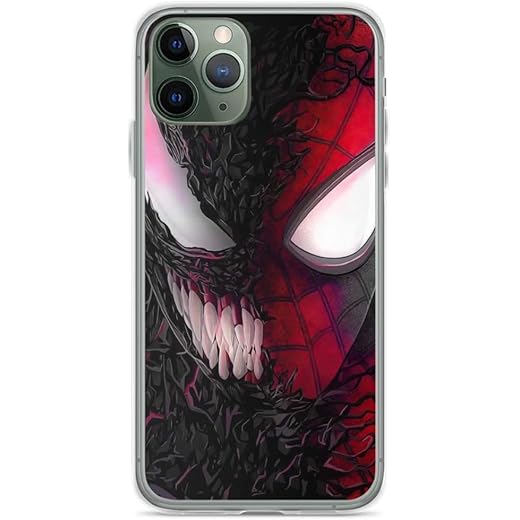 Phone Case Spider-Man Vs Venom Full Skin Compatible with iPhone 6 6s 7 8 X XS XR 11 Pro Max SE 2020 Samsung Galaxy Funny Absorption Charm