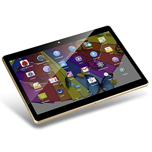 YELLYOUTH Unlocked Tablet Android 10 inch with Sim Card Slot 64GB ROM 4GB