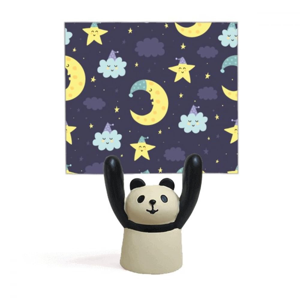 Support de notes panda idée cadeau poétique lune de nuit pour grand et petit - 4