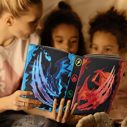 Pkmlife Card Binder Holder For Trading Cards, Collectible Card Album Sleeves, Tcg Book Protection Collection Cards - Zipper 4 Pocket 50 Pages - Put Up To 400 Cards (Xy) #TOP3