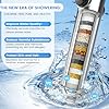 PWERAN Filtered Shower Head with Handheld, High Pressure 3 Spray Mode Showerhead with 18 Stage Water Softener Filters for Hard Water - Remove Chlorine-BLACK #3