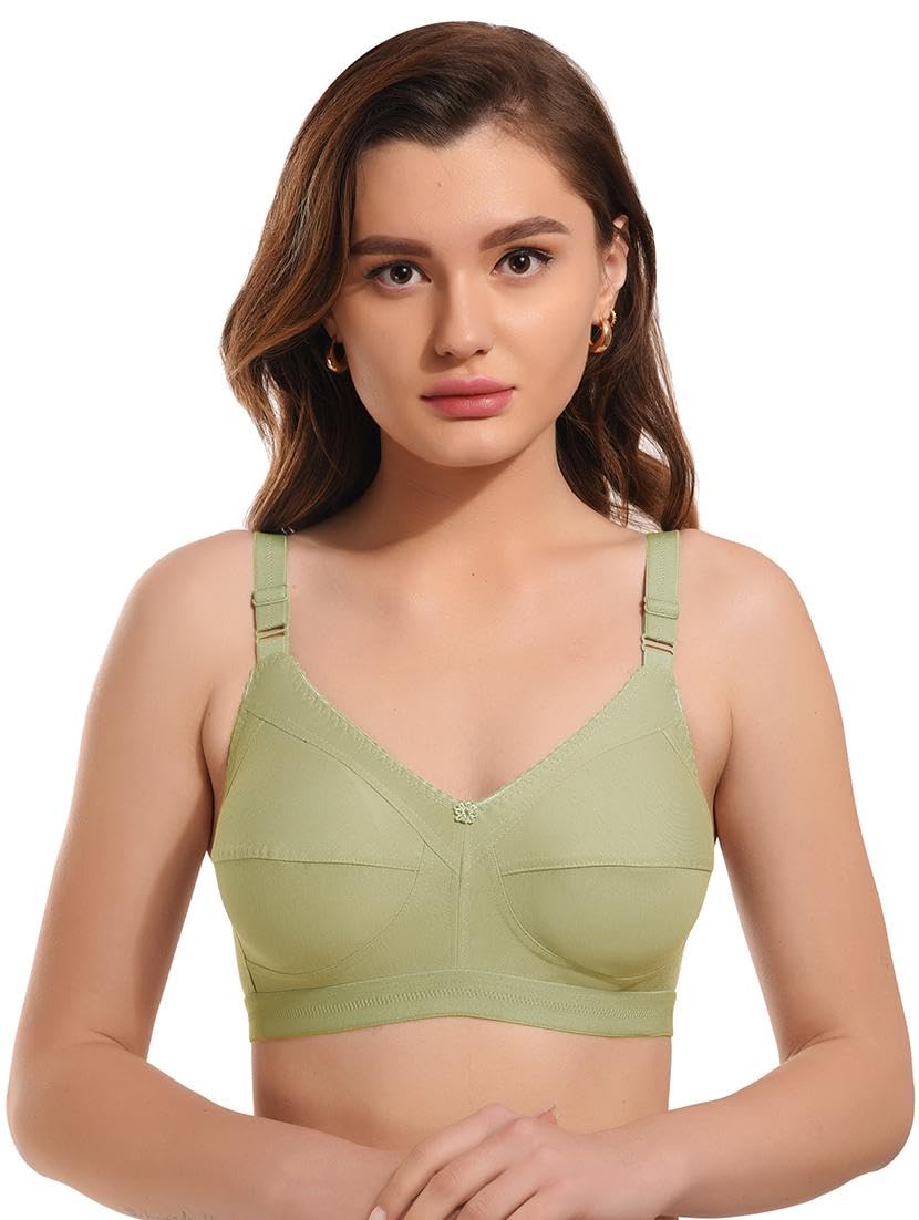 Jetveli Bra for Women Sports Bras with V-Neck Cami Design, Adjustable Straps & Soft Fit- Comfortable Bando Style Tank Top Bra for Women and Girls, Pack of 2 Jetveli Bra for Women Sports Bras with V-Neck Cami Design, Adjustable Straps & Soft Fit- Comfortable Bando Style Tank Top Bra for Women and Girls, Pack of 2