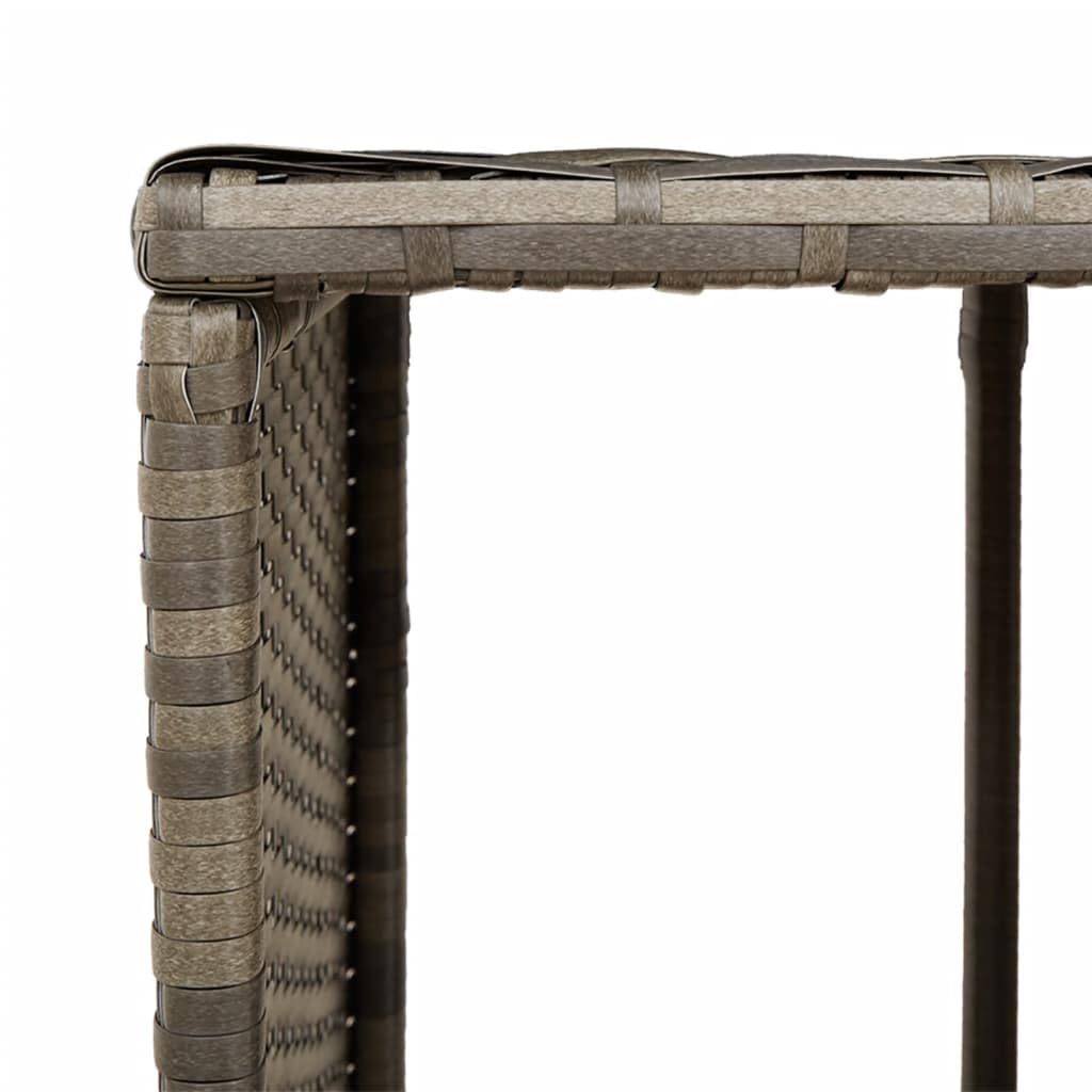 Genérico Borde bañera hidromasaje Madera Acacia y ratán sintético Gris,Casa y jardín,Piscina y SPA,Accesorios para Piscinas y SPA,365615