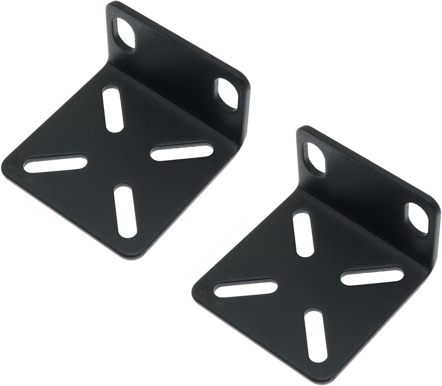 2pcs Adjustable Rack Ears Rack Mount Kit for 17.3 inch Wide Switches