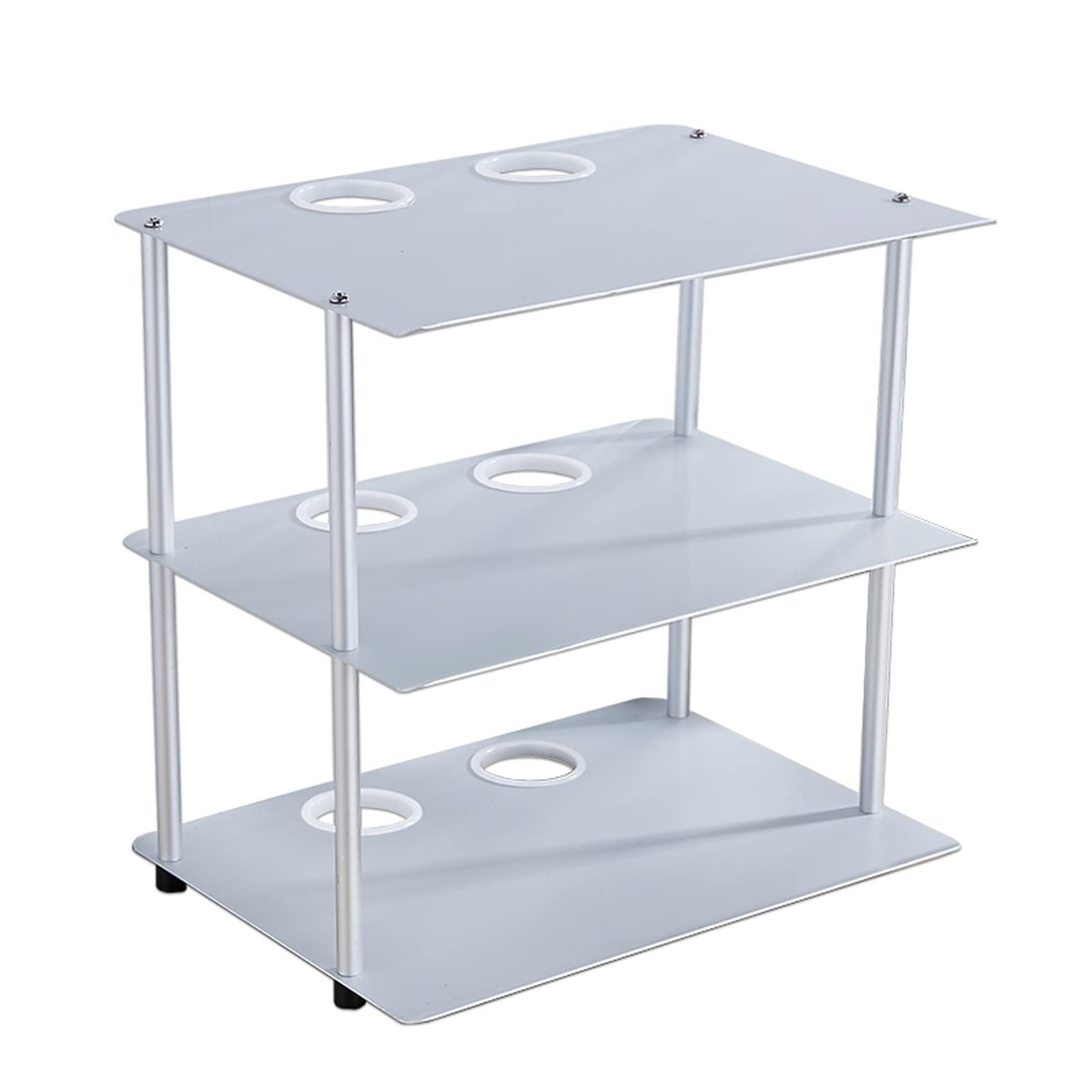 Stand di Stampa per Ufficio Stampante verticale Stampante Staffa in alluminio Office Organizzazione Desktop Storage Storage Bookshelf 3 Tier Organizer Fax Macchina for ufficio Forniture for ufficio St