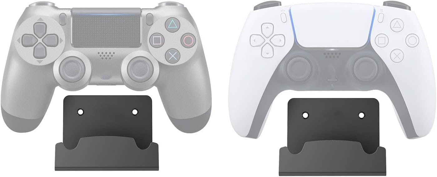Gadget Gear Wall Mount for PS4 Controller (DualShock 4) 2 Pieces
