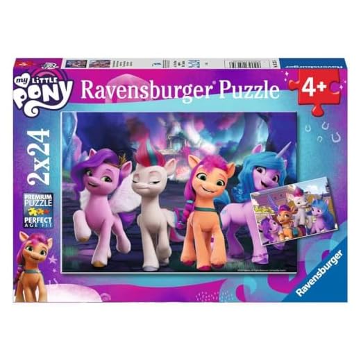 Ravensburger Kinderpuzzle - 05235 My Little Pony Movie - Puzzle für Kinder ab 4 Jahren, mit 2x24 Teilen