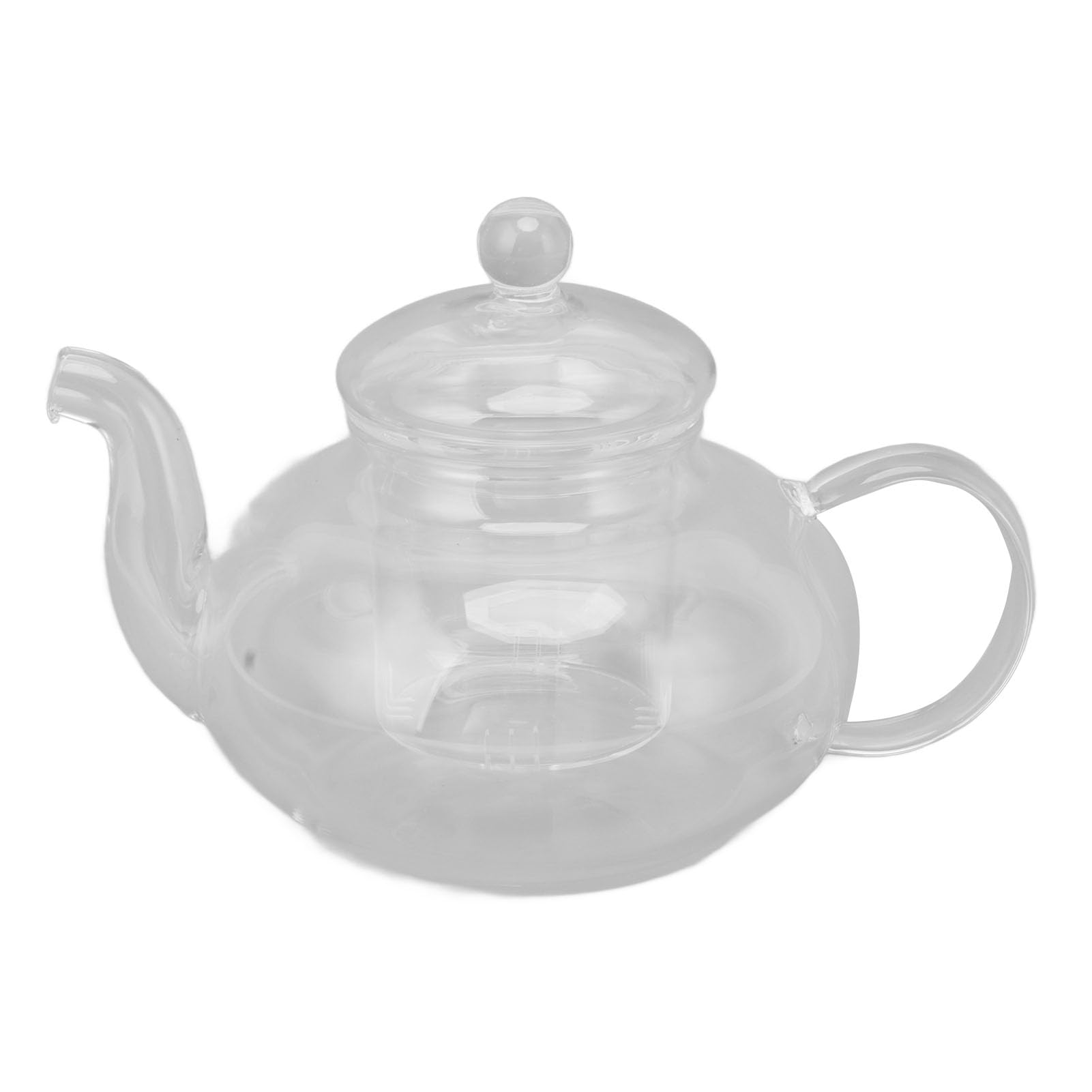 Théière en verre avec filtre résistant à la chaleur pour infusions florales parfaites