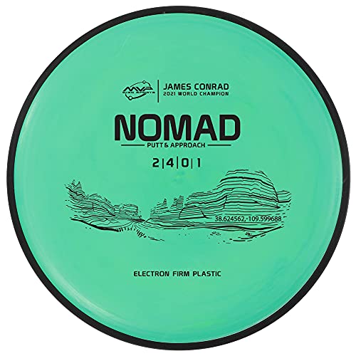 Image of MVP Disc Sports Electron Nomad James Conrad Edition Disc Golf Putter (Choose Your Firmness /Colors May Vary)