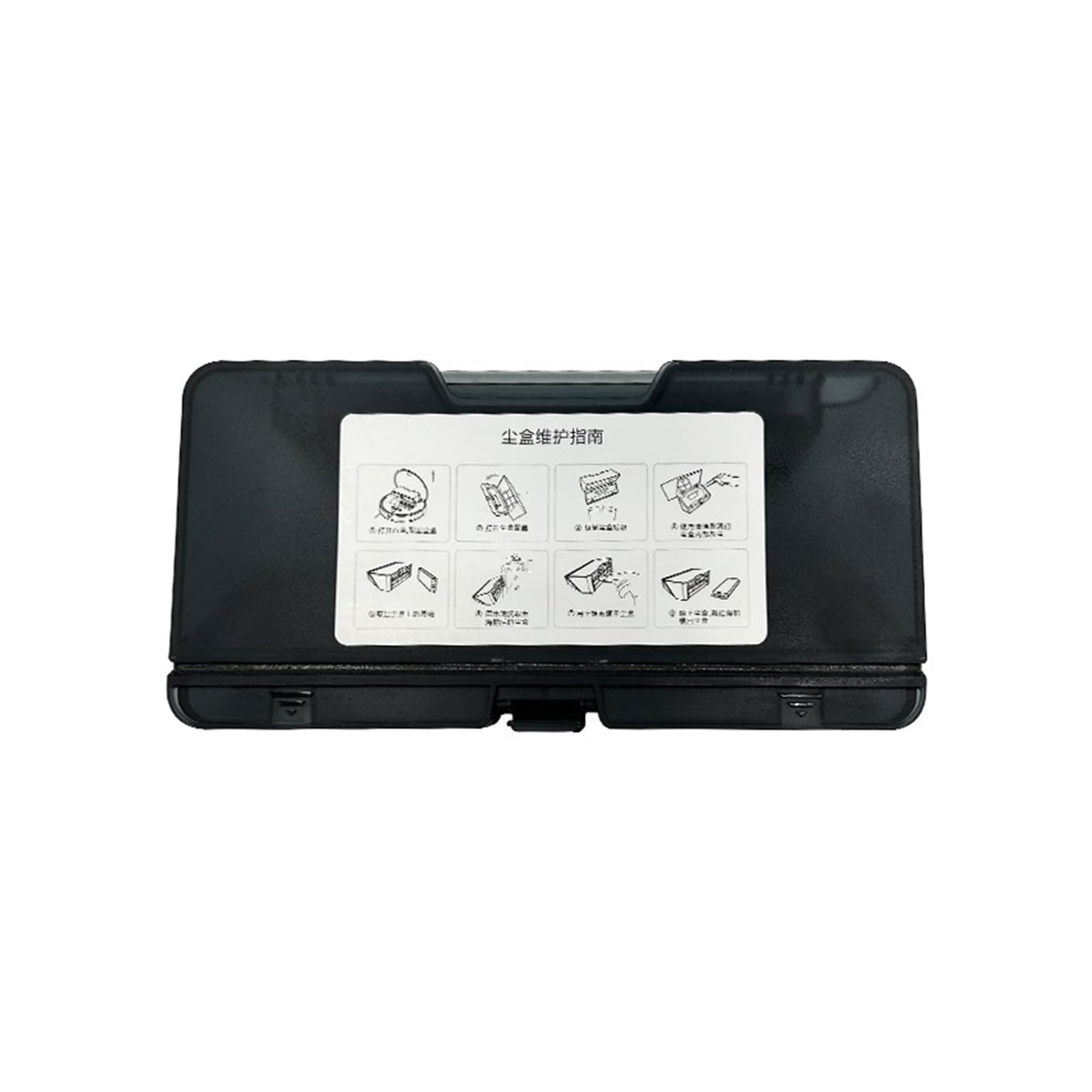 HIZON Dust Box，Compatible For Xiaomi，Mop P Pro 2S STYTJ02YM 3C S10 B106GL B106CN MVXVC01-JG ，Compatible For VioMi， V2 Pro V-RVCLM21B V3 Robot Vacuum(Black with Filter)