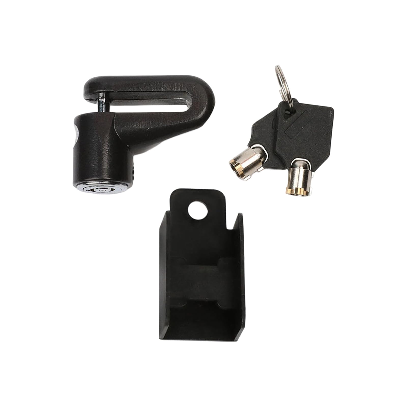 Motorcycle Bike Disc Brakes, AntiTheft Wheel Locks Disc Locks Padlock for Mountain Bike Cycling with Two Mountain Road Brake