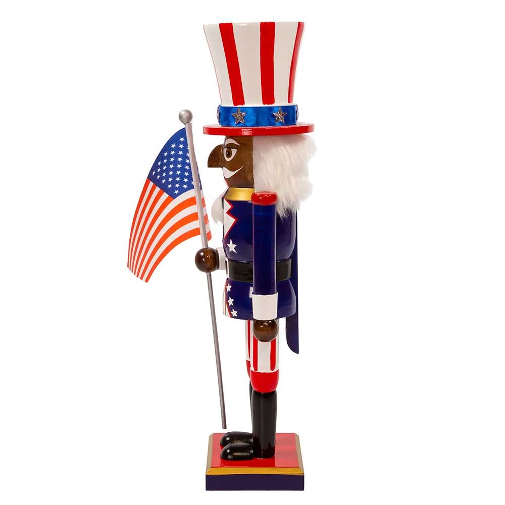 Kurt Adler - Schiaccianoci patriottico afroamericano, 38 cm
