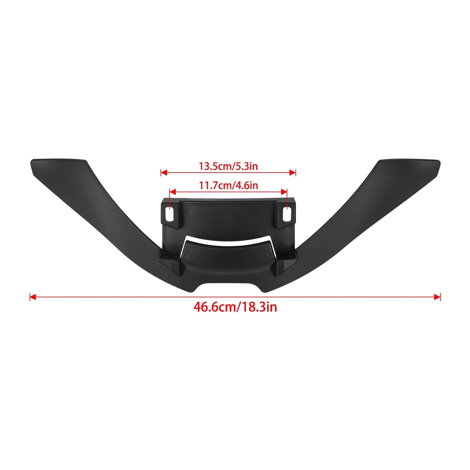 Compatibile con Yamaha YZF-R7 2022-2025 2024 Spoiler Downforce Moto Winglet Aerodinamico Vento Ali laterali Spoiler Carenatura(Carbon fiber pattern)