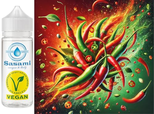 Chilli Hot arôme concentré liquide piment additif DIY vegan Sasami 100ml