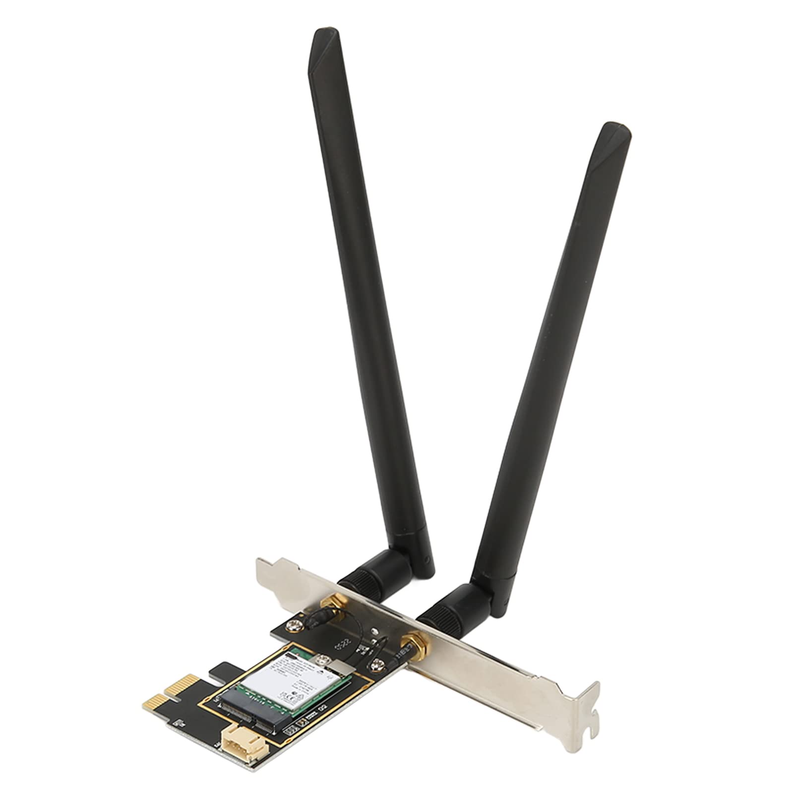 Bewinner Scheda di Rete WiFi AX210NGW, Bluetooth 5.2, 2.4GHz 5GHz 6GHz Schede di Rete Wireless per PC Desktop Adattatore WiFi PCIe