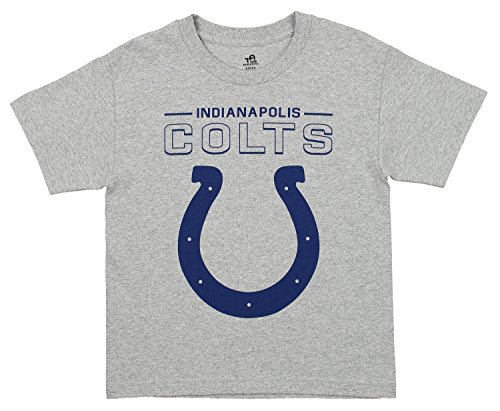 NFL Youth's Short Sleeve Fan Base Tee, Indianapolis Colts Large (14-16)