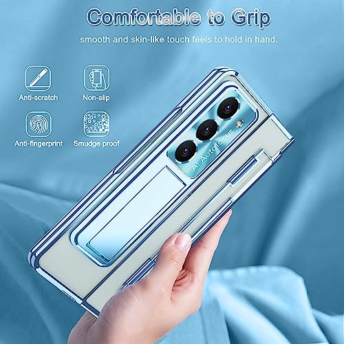 Coque Galaxy Z Fold 7 protégeant l'écran et la charnière avec béquille