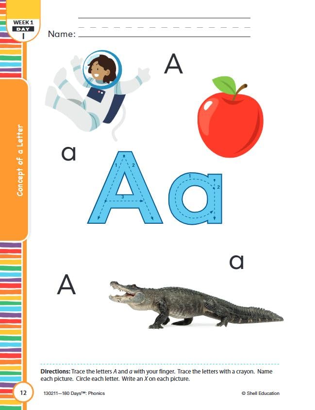 180 Days of Phonics for Prekindergarten (180 Days of Practice) - Image 8