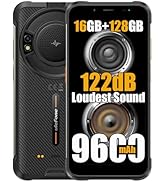 Ulefone Power Armor 16S Rugged phone, 16GB+128GB+2TB Expansion Android 13, 9600mAh Battery Rugged...