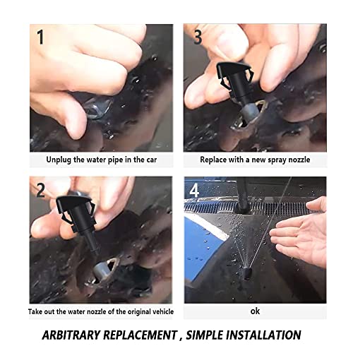 image for OFBAND Windshield Washer Hose Repair Kit(2M Hose +2 Connectors +2 Wind