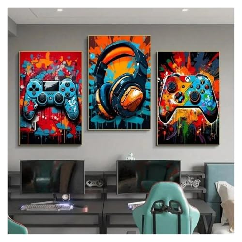 Décoration de maison moderne avec ce tableau de jeu graffiti - 4