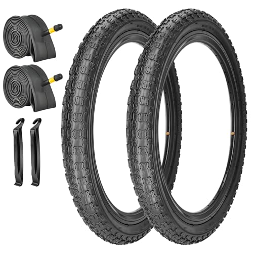 SIMEIQI 2 Pack Bike Tires and Tubes BMX for Kids 16"x2.125" Compatible with 16"x1.75"/2,125" Replacement Bike Tires
