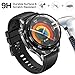 Accdeny [4 pieces] of protective film with hauwei watch GT5 46mm, 360° all-round 3D edge screen protection film, full coverage, anti-scratch, bubble-free protection, 3D touch fingerprint sensor (no glass)