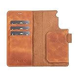 Venito Florence Leather Wallet Phone Case Compatible with Samsung Galaxy S21 - Extra Secure with...