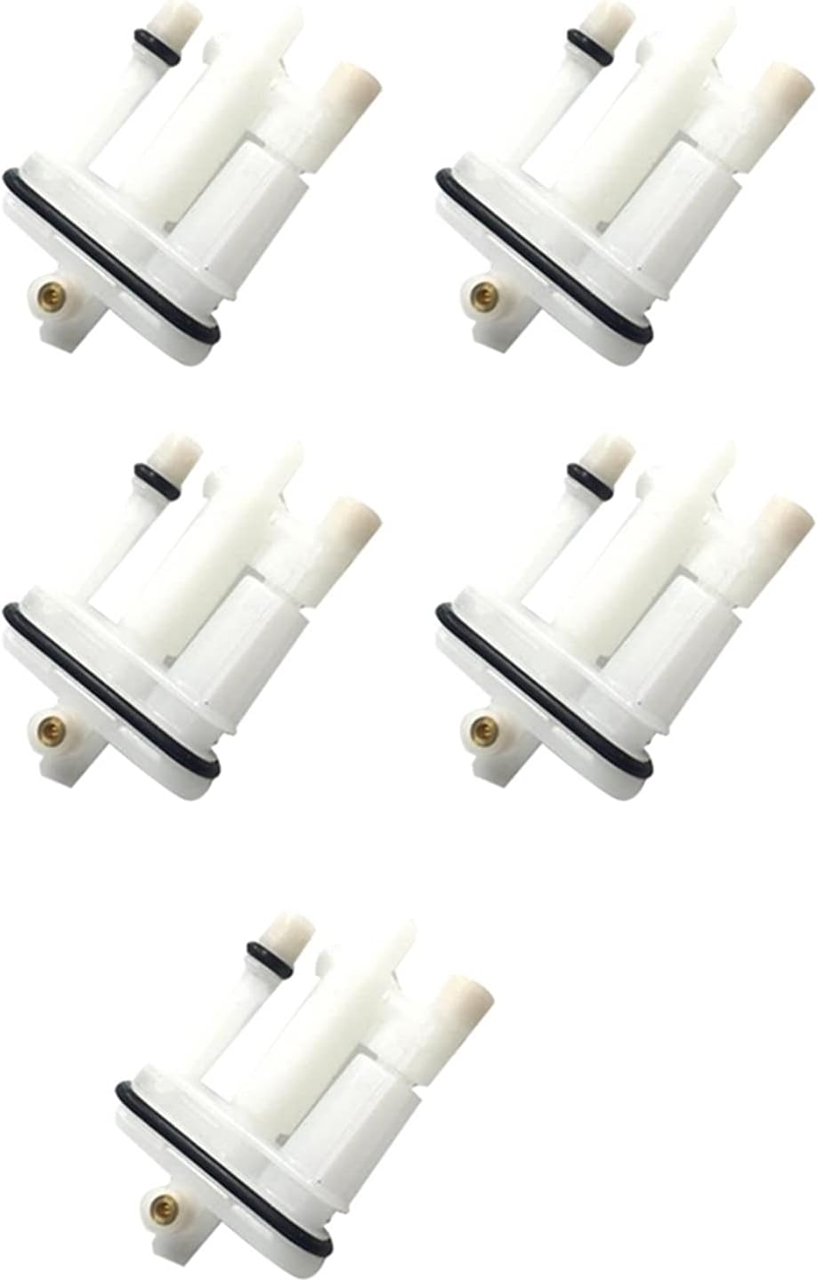 5 Pack 596521 Fuel Module Main Jet Fit for Bri-GGS & Stratton 596521 for b-r-i-g-g-s Fuel Assembly Module Carburetor Repair Kit