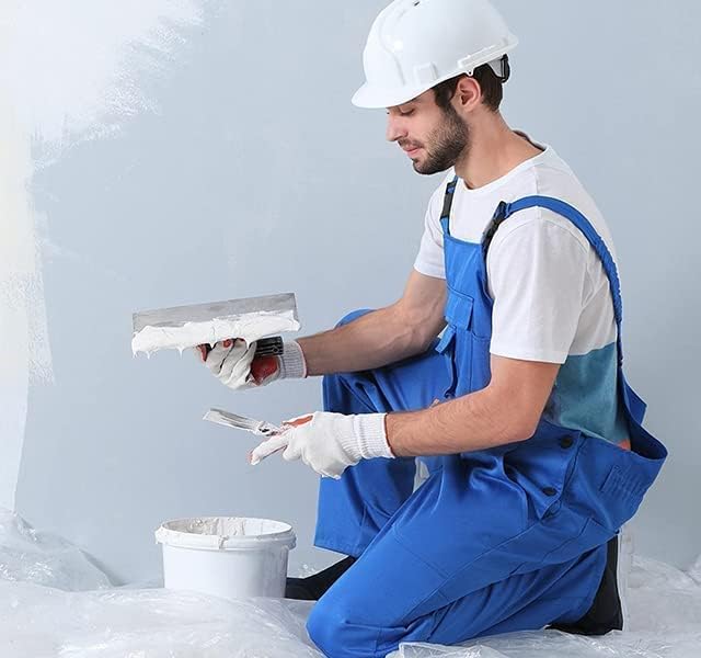 Miniatura 6 de Utoolmart 30 × 3.5 in acabado piscina paleta mampostería mano acero inoxidable drywall herramienta de construcción de acabado de hormigón con mango