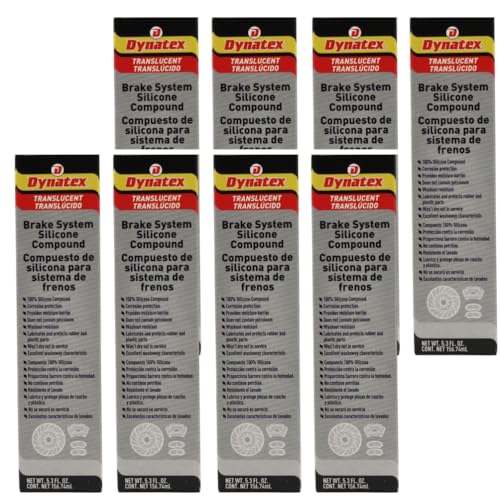 Image of Dynatex Brake System Silicone Compound 5.3 oz Tube - Pure Silicone, No Petroleum, -40F to 500F, Protects Rubber, Moisture Resistant (5.3-Pack)