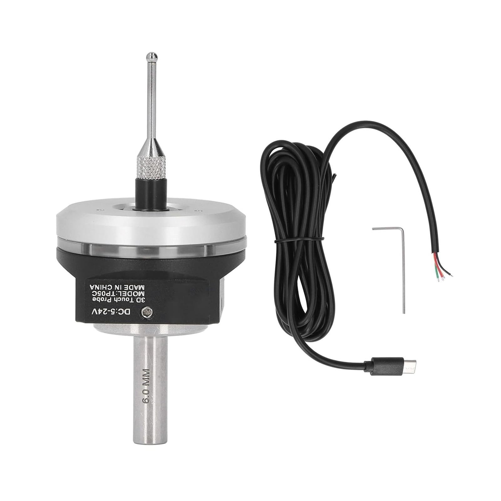 Airuixi 1Set 3D Edge Finder Cnc Anti-Roll 3D Touch Probe Edge Finder 6Mm Xyz Coordinate Measuring Sensor For Engraver Milling Router