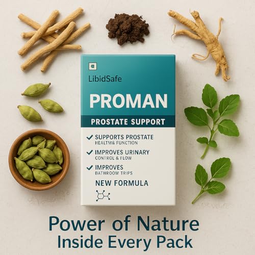 Image of Proman Herbal Capsules for Men Ayurvedic Formula for Daily Wellness and Vitality 30 Vegetarian Capsules