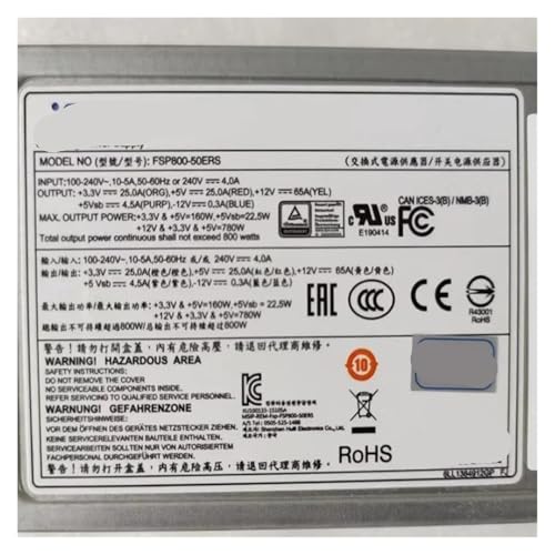 Alimentation 800 W FSP800-50ERS bloc interne pour serveur informatique