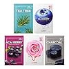 THESAEM Natural Facial Mask Sheet 21ml 20 Pack - Korean Skincare Moisturizing and Nourishing Facial Mask Sheet Variety Combo Pack