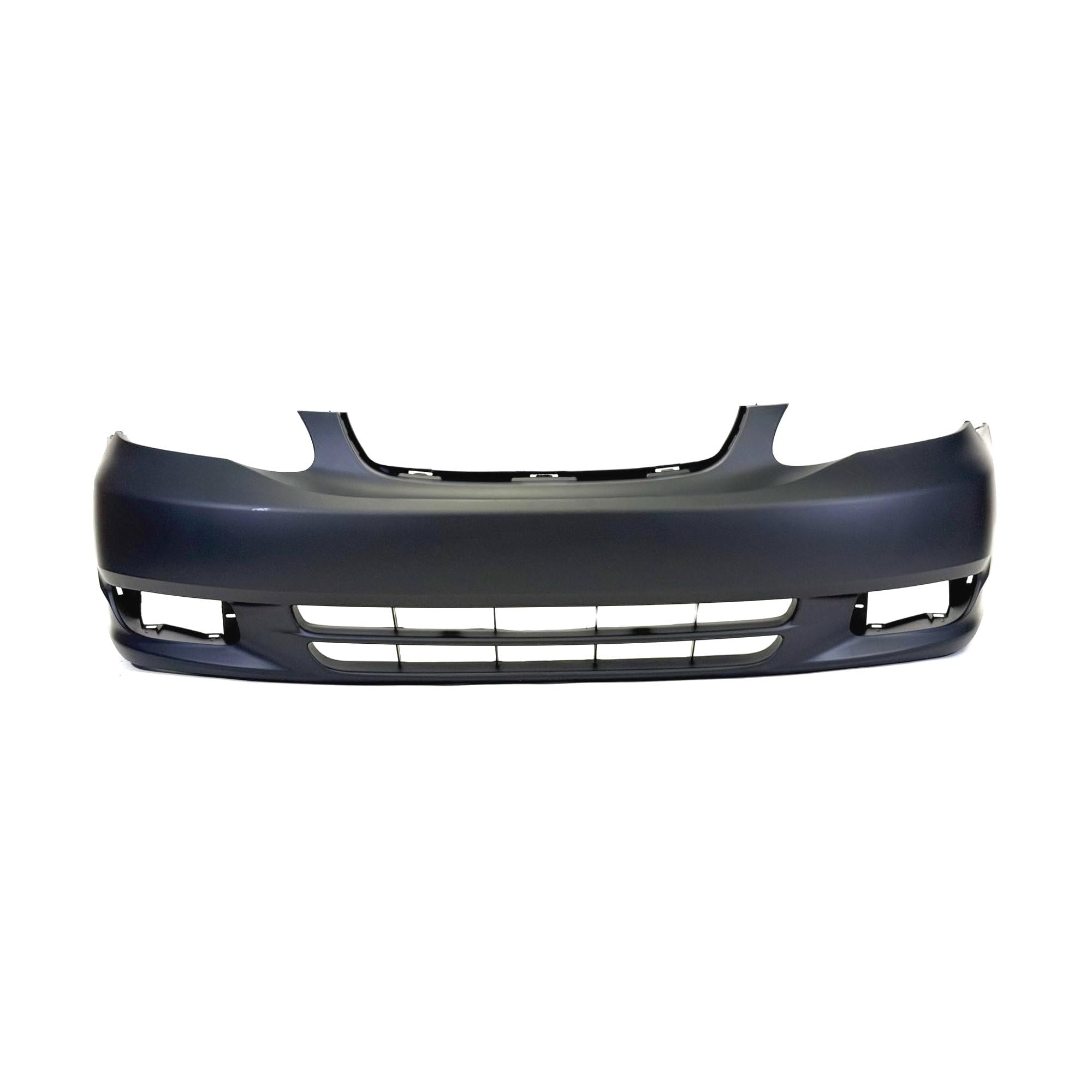 FitParts Compatible with Front Bumper Cover Fascia 2003-2004 Toyota Corolla CE LE Sedan 03-04. New Primed Without Sensor Holes, With Fog Light Holes. TO1000240 5211902915