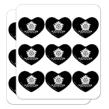 Supernatural Anti Possession Symbol Heart Shaped Planner Calendar Scrapbook Craft Stickers