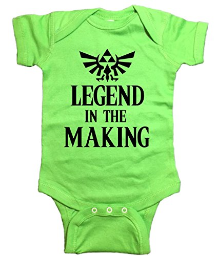 Image of Zelda One Piece Legend in The Making Bodysuit (6 Month, Green)