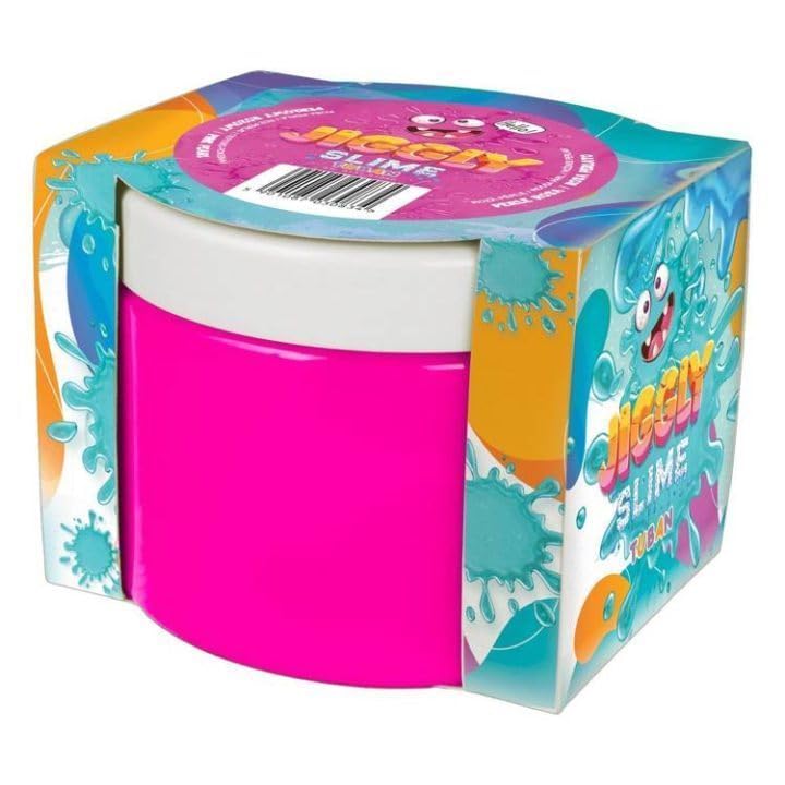 TUBAN Jiggly Slime – Arándano – Plastilina elástica para estirar y soplar – No pegajosa – Juego sensorial – Para niños a partir de 6 años – Fabricado en Polonia – Color rosa nácar 500 g