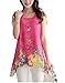 Amoin Women's Fashion Elegant Bird Print Blouse Long Sleeve Casual Slim Shirts