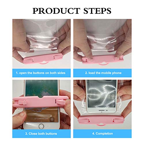 BESPORTBLE 2Pcs Caso Universal Do Telefone Celular Com Tela de Toque À Prova D' Água Bolsa Dry Saco